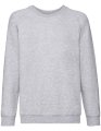 Kinder Sweater Classic Raglan Fruit of the Loom Heather Grey